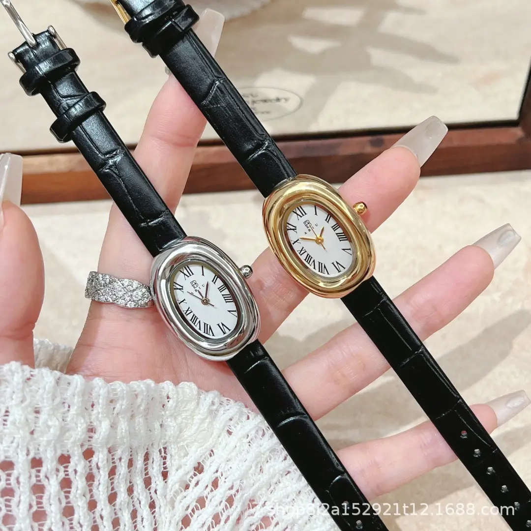 Niche Vintage Women's Watch Simple Casual Belt Exquisite Waterproof Student's Watch French Middle Small Dial Watch for Women — feature 20