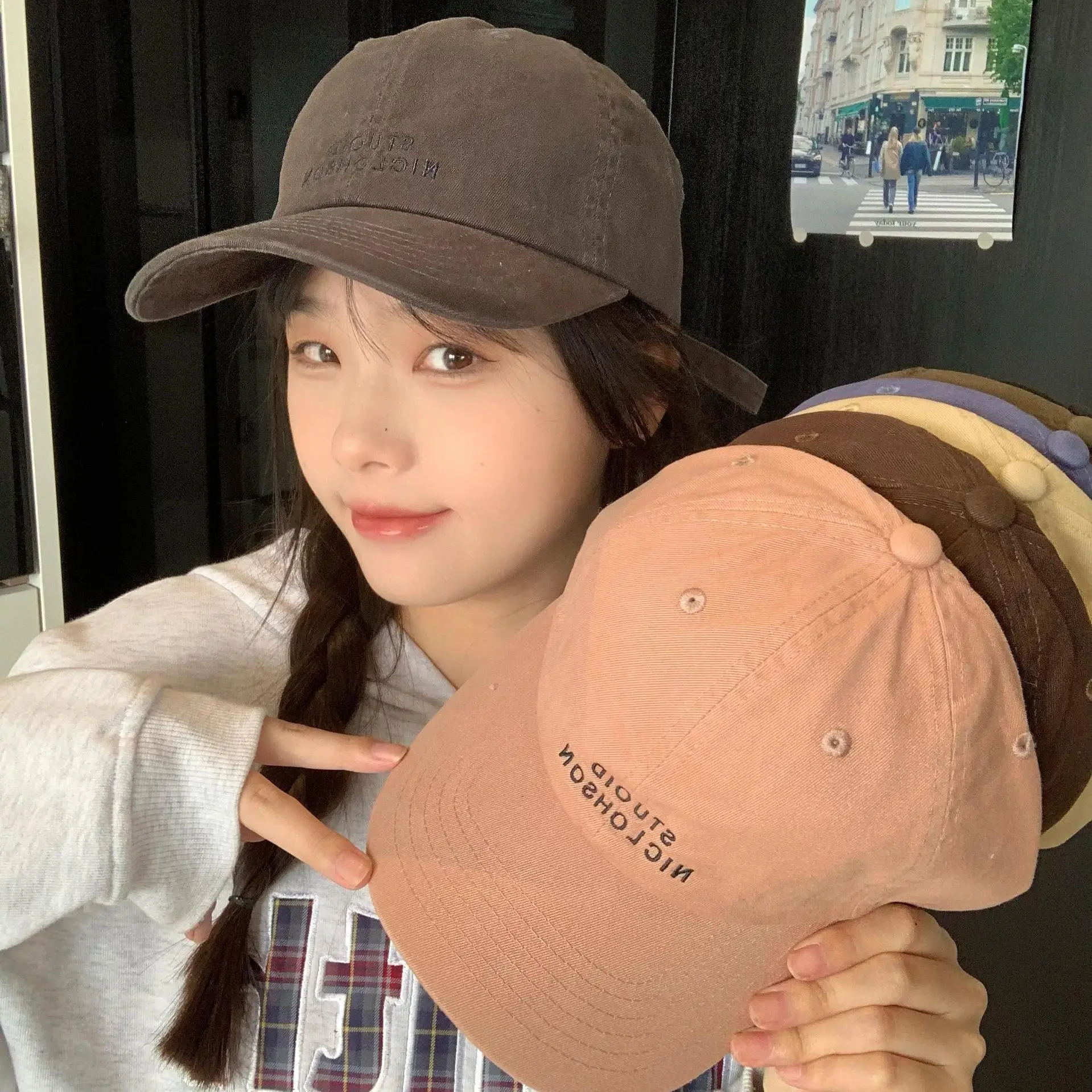 Stupid Niclohson Beige Peaked Baseball Cap - Image 9