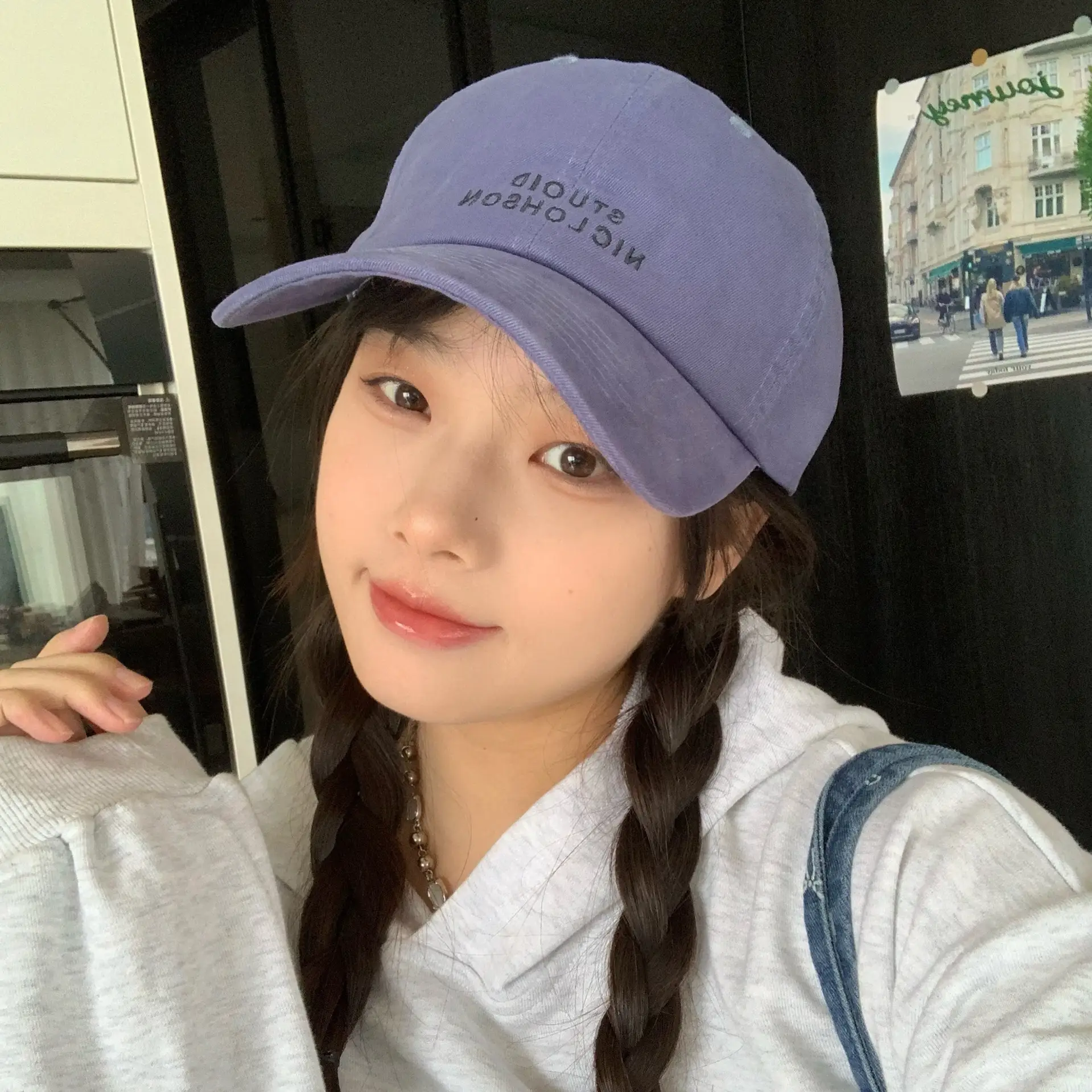 Stupid Niclohson Beige Peaked Baseball Cap - Image 4