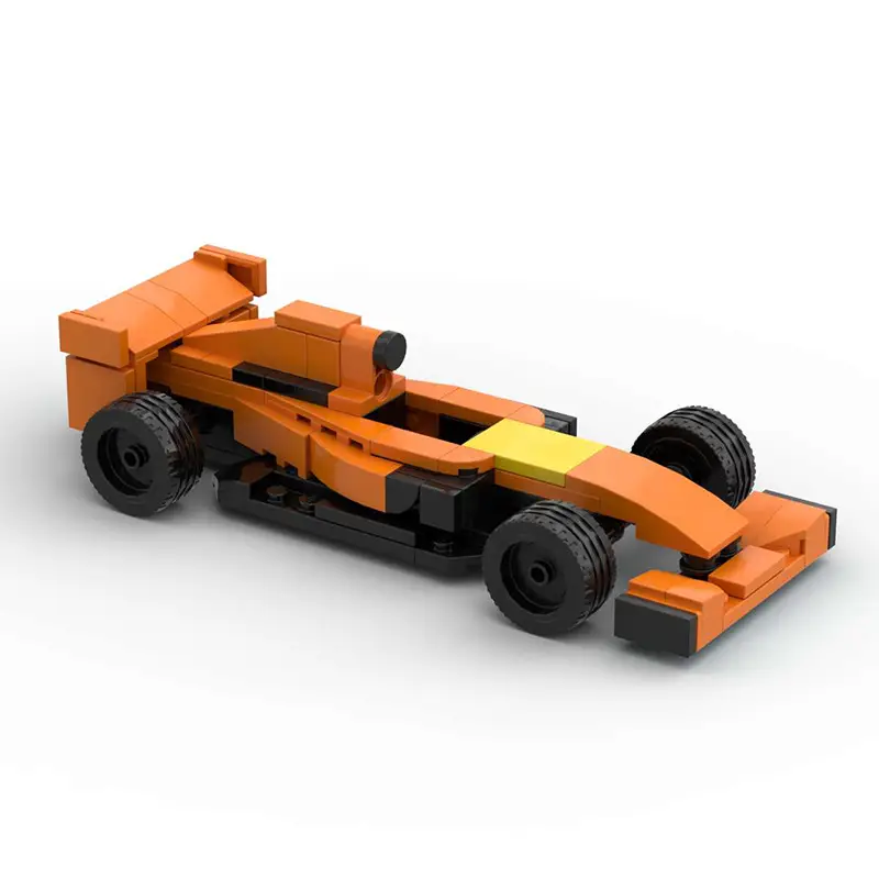 Domestic Building Blocks Moc-154609 Formula 1 Racing Car Evolution from 1-2001 Toy Model Set
