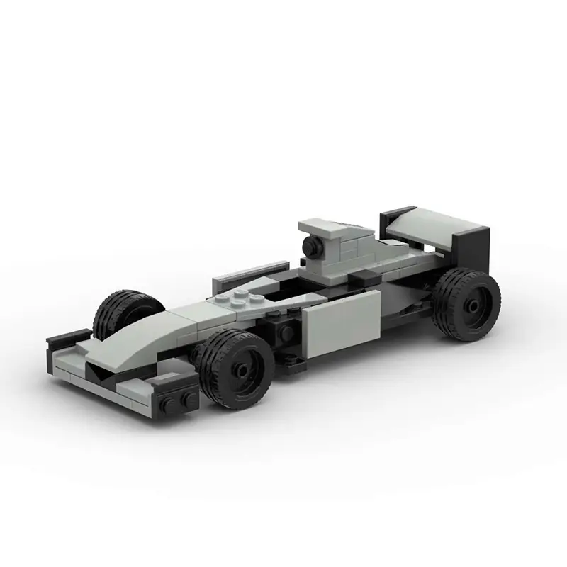 Domestic Building Blocks Moc-154609 Formula 1 Racing Car Evolution from 1-2001 Toy Model Set — feature 12