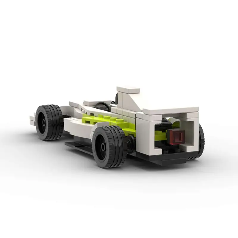 Domestic Building Blocks Moc-154609 Formula 1 Racing Car Evolution from 1-2001 Toy Model Set — feature 19