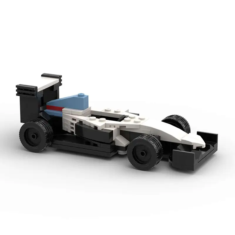 Domestic Building Blocks Moc-154609 Formula 1 Racing Car Evolution from 1-2001 Toy Model Set — feature 20