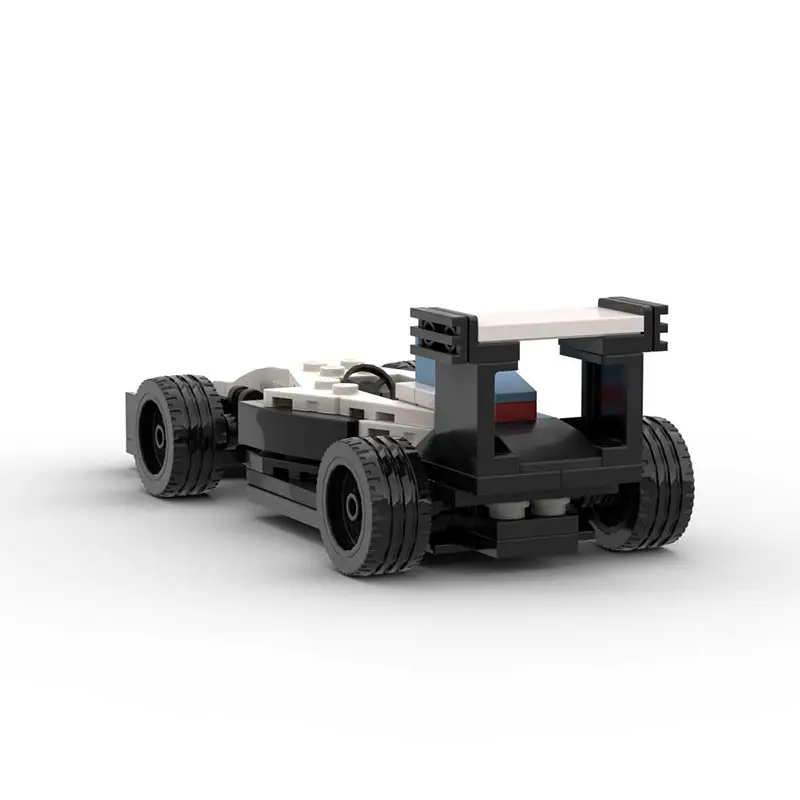 Domestic Building Blocks Moc-154609 Formula 1 Racing Car Evolution from 1-2001 Toy Model Set — feature 21