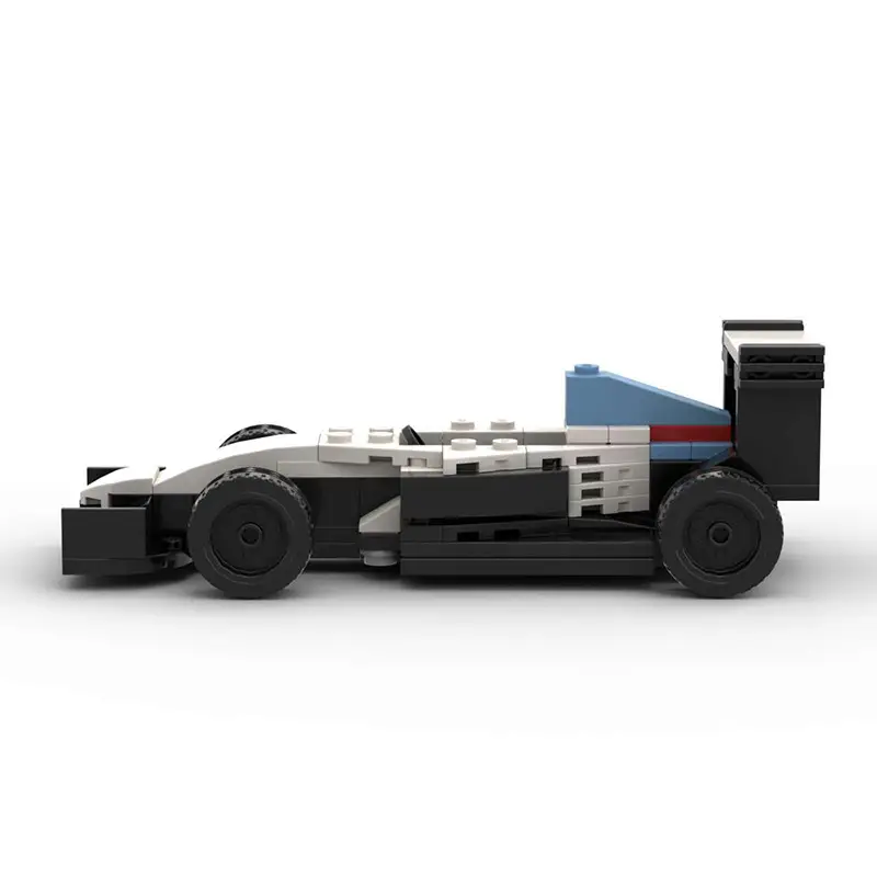 Domestic Building Blocks Moc-154609 Formula 1 Racing Car Evolution from 1-2001 Toy Model Set — feature 22