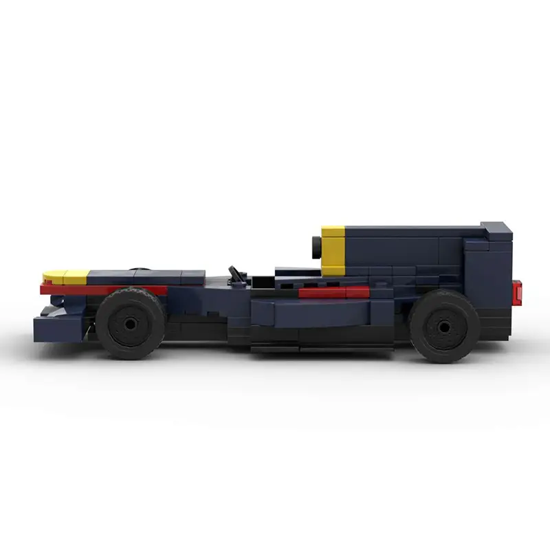 Domestic Building Blocks Moc-154609 Formula 1 Racing Car Evolution from 1-2001 Toy Model Set — feature 25
