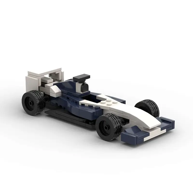 Domestic Building Blocks Moc-154609 Formula 1 Racing Car Evolution from 1-2001 Toy Model Set — feature 9