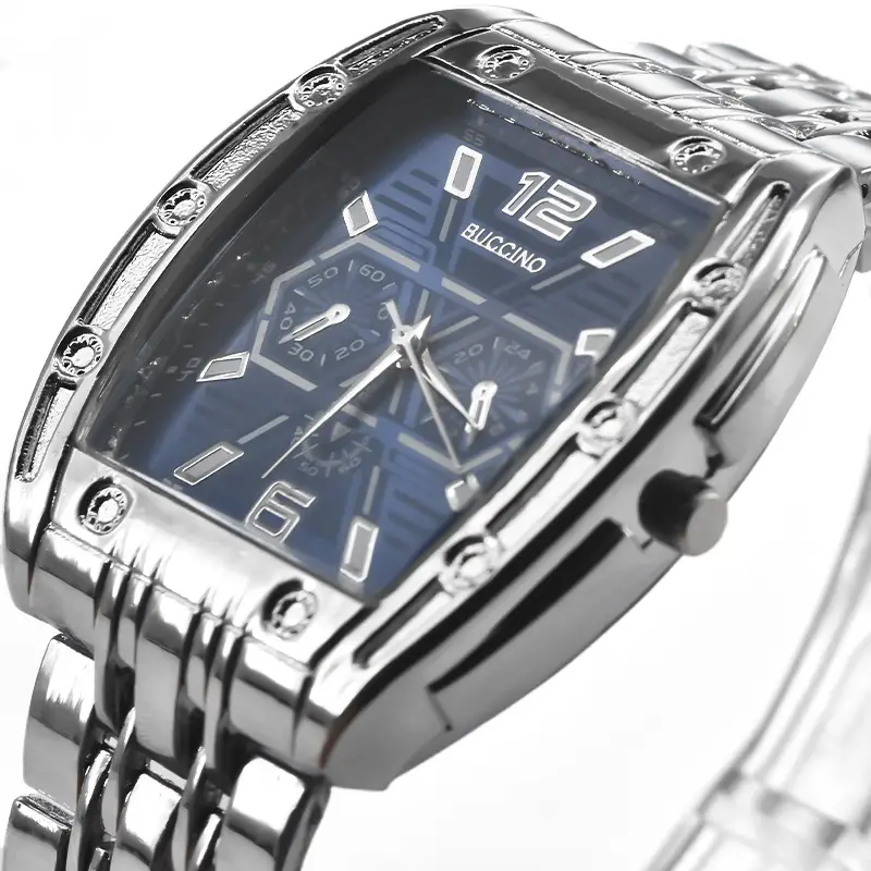 Black Explosions Barrel Men's Quartz Watch - Image 10
