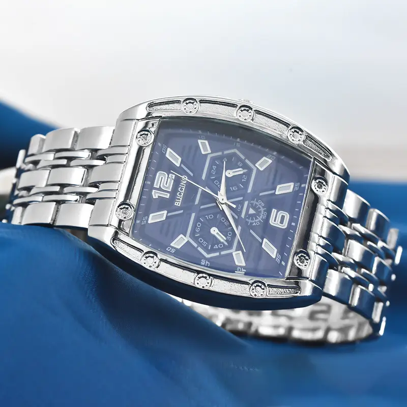Black Explosions Barrel Men's Quartz Watch - Image 11