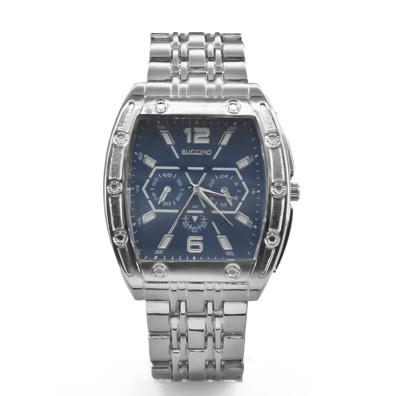 Black Explosions Barrel Men's Quartz Watch - Image 2