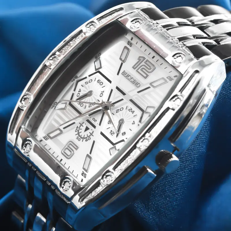 Black Explosions Barrel Men's Quartz Watch — feature 14