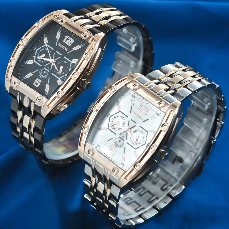 Black Explosions Barrel Men's Quartz Watch — feature 20