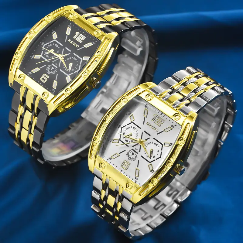 Black Explosions Barrel Men's Quartz Watch — feature 21