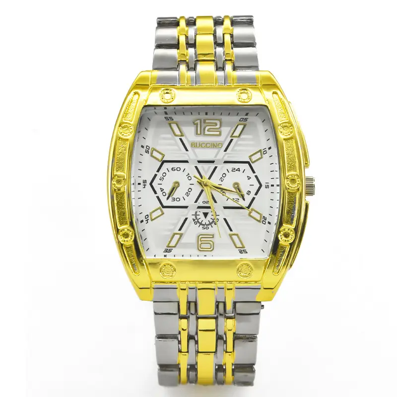 Black Explosions Barrel Men's Quartz Watch - Image 7