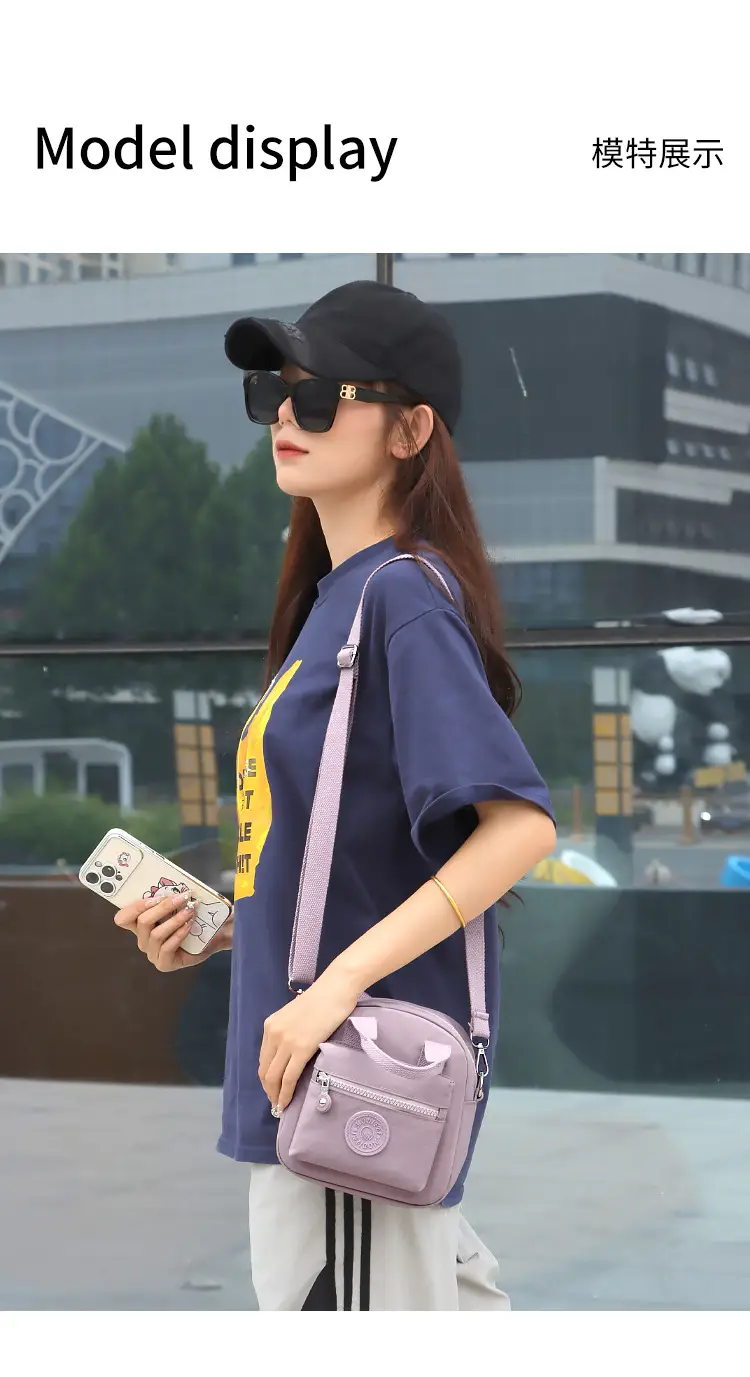 Light Blue Korean Style Women's Shoulder Bag — feature 23