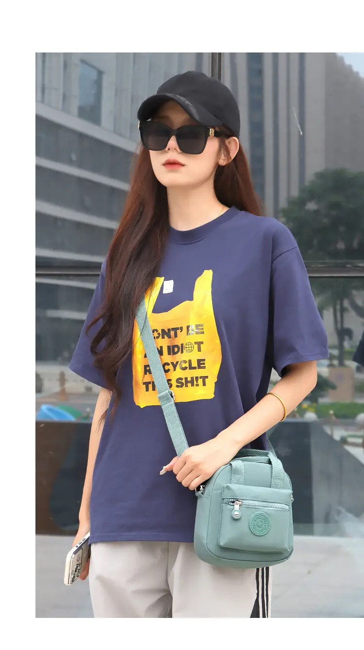 Light Blue Korean Style Women's Shoulder Bag — feature 28