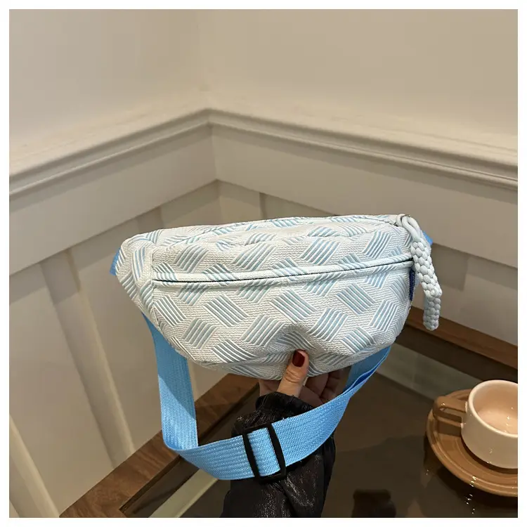 Women's Light Green Waist Bag for Commute - Image 3