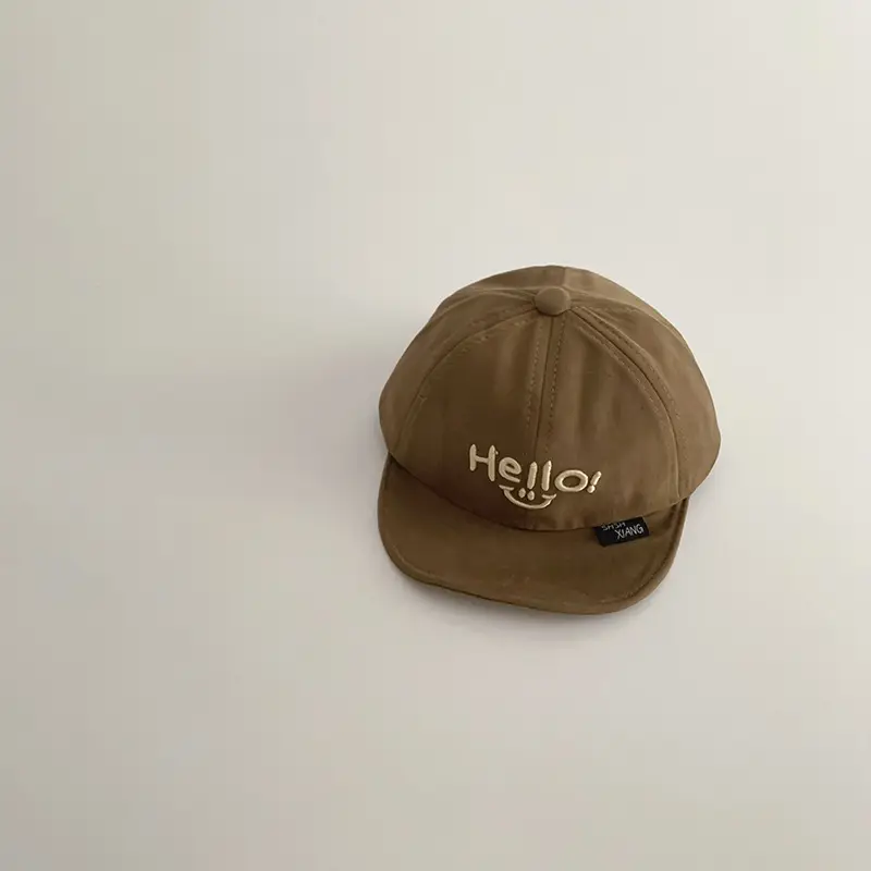 Yipan Baby Cap Spring Autumn 2025 New Ins Unisex Letter Soft Bristle - Image 3