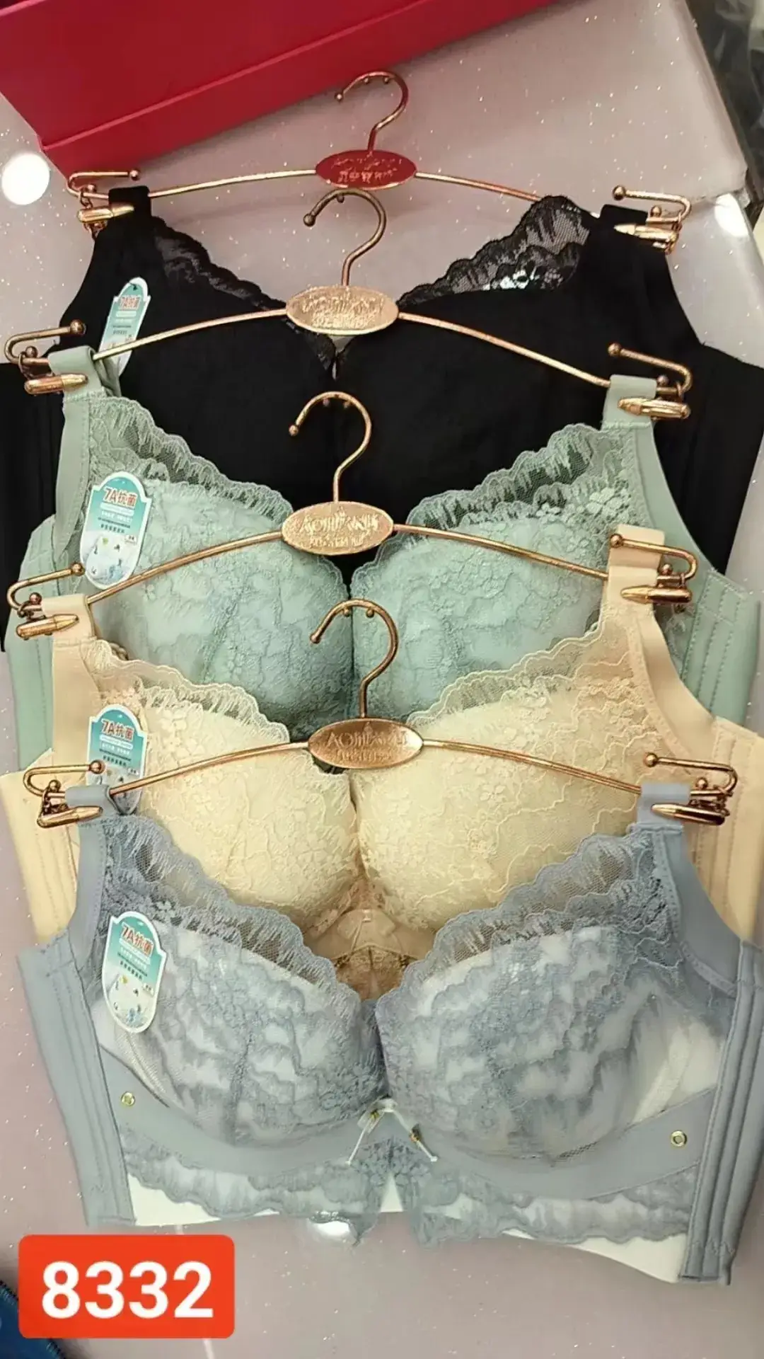 French Style Lace Pumped Underwear No Steel Rings Collapsed Paramipes Bra — feature 14