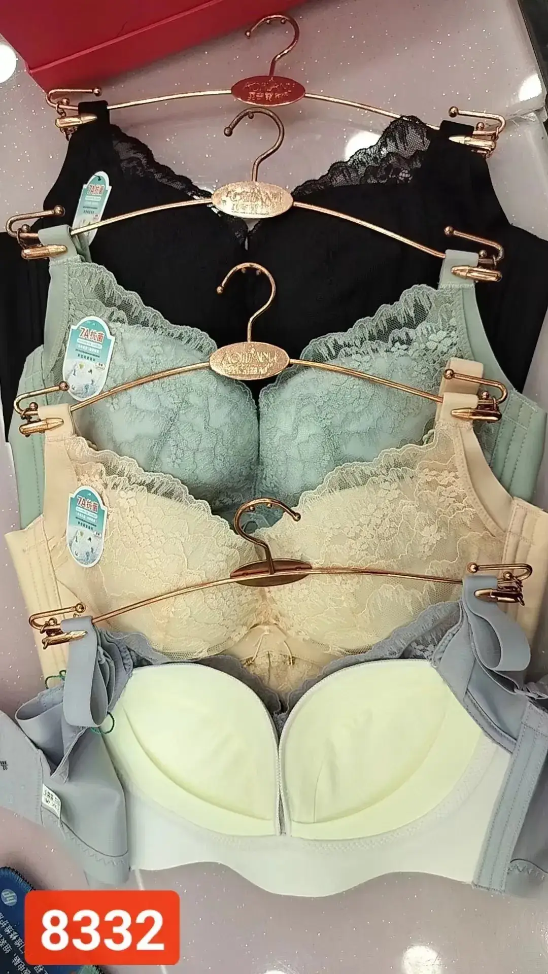 French Style Lace Pumped Underwear No Steel Rings Collapsed Paramipes Bra — feature 15