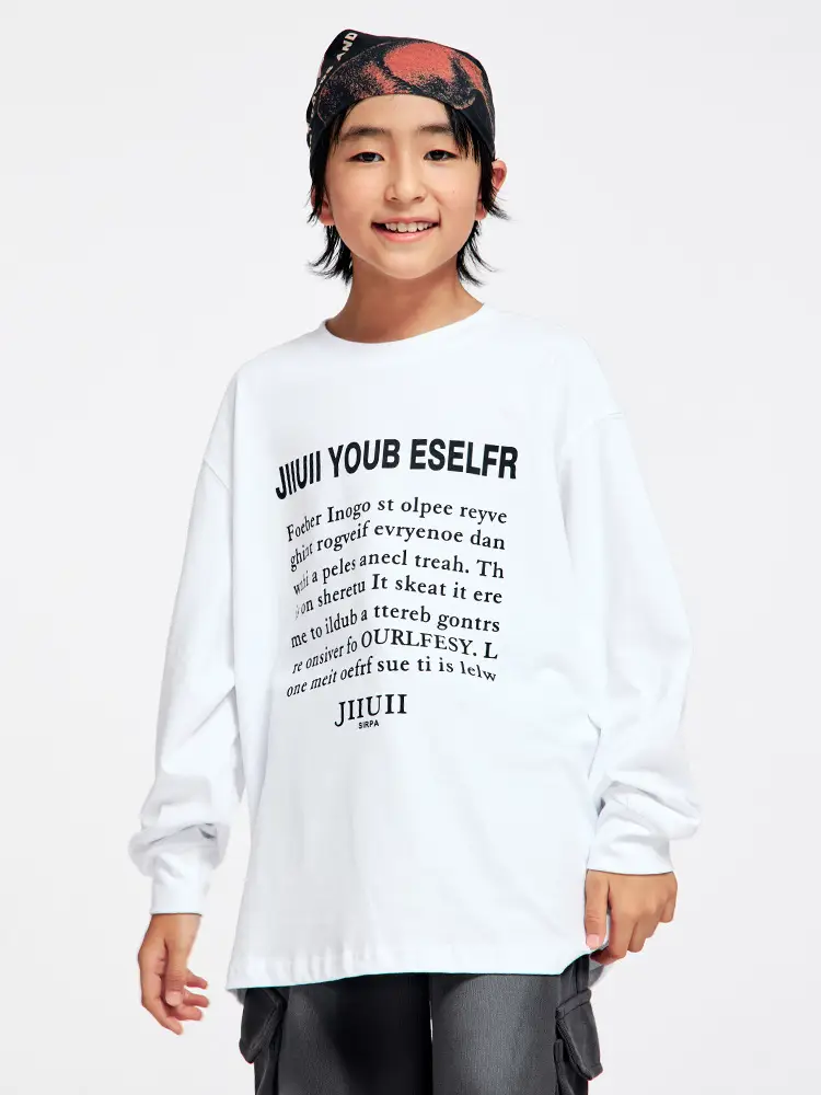 Kids Cotton Long Sleeve T-Shirt with Plaid Pants Set - Image 5