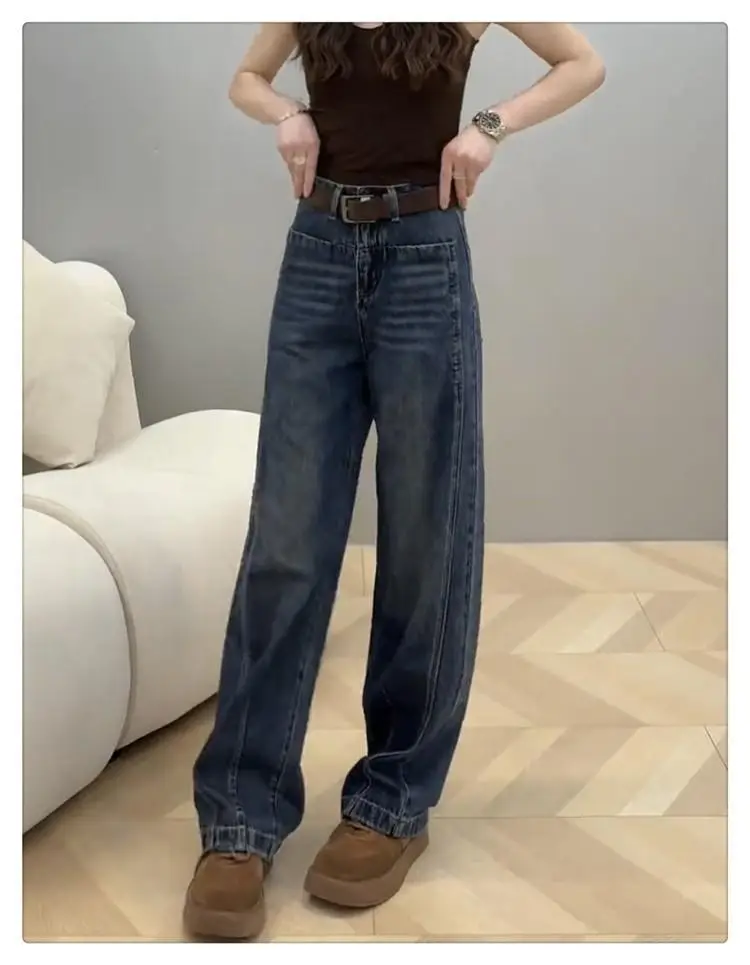 Dark Blue Wide Leg Jeans Women 2024 — feature 10