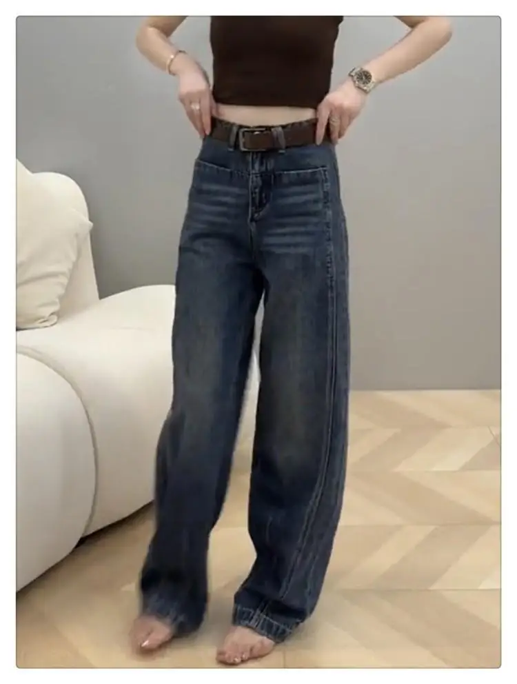 Dark Blue Wide Leg Jeans Women 2024 — feature 13