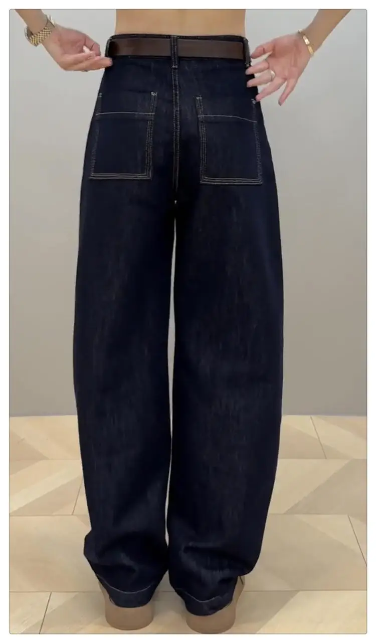 Dark Blue Wide Leg Jeans Women 2024 — feature 3
