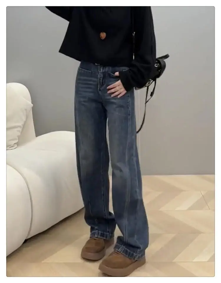 Dark Blue Wide Leg Jeans Women 2024 — feature 9
