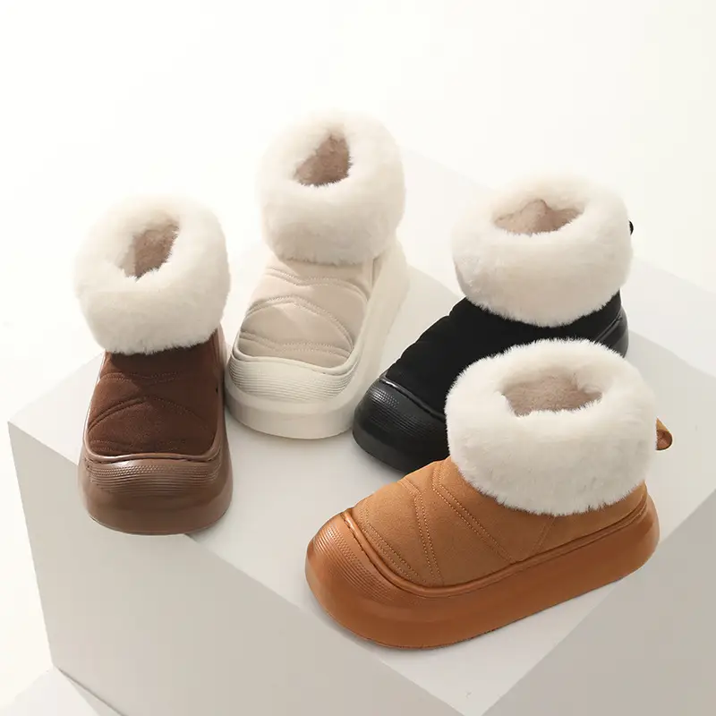 Nanbo Wan Super Warm Thick New Style Winter Internet Celebrous Women's Thickened Warm Non-slip Cotton Shoes All-match Fashionable Snow Outer Wear - Image 6