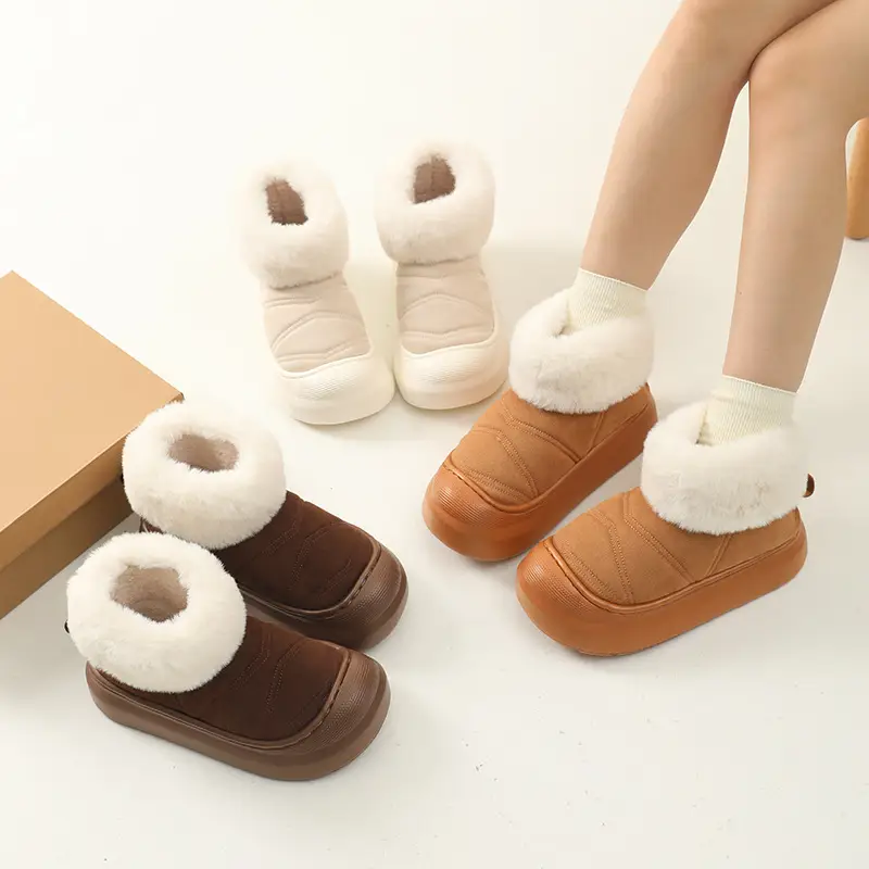 Nanbo Wan Super Warm Thick New Style Winter Internet Celebrous Women's Thickened Warm Non-slip Cotton Shoes All-match Fashionable Snow Outer Wear - Image 7