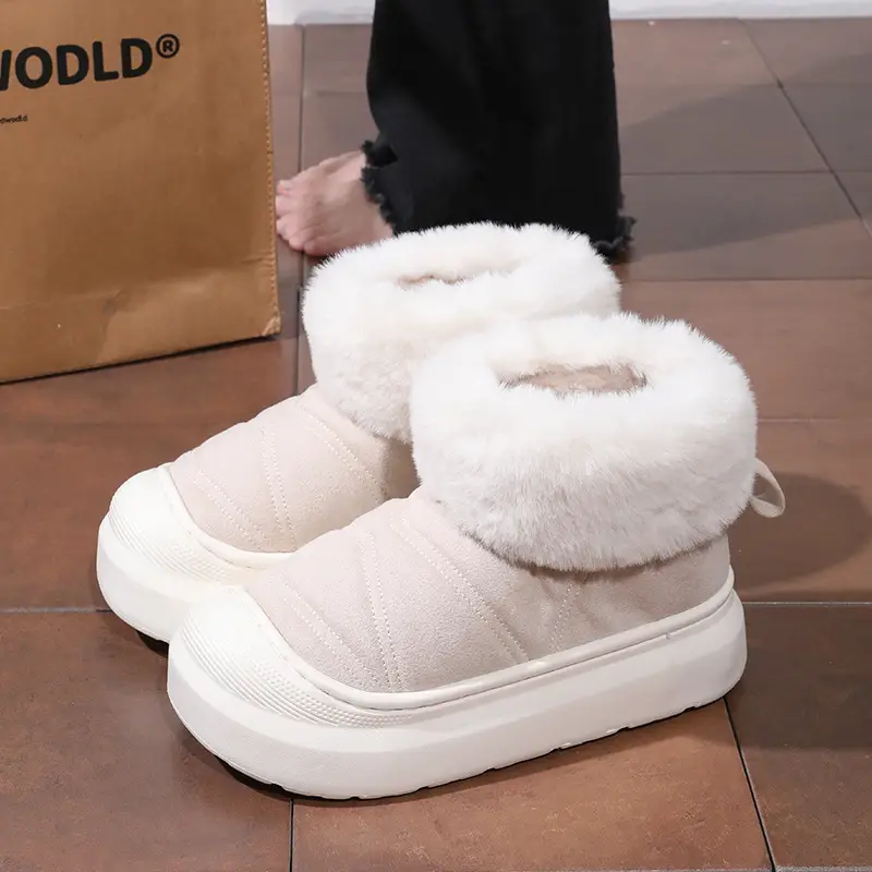 Nanbo Wan Super Warm Thick New Style Winter Internet Celebrous Women's Thickened Warm Non-slip Cotton Shoes All-match Fashionable Snow Outer Wear - Image 2