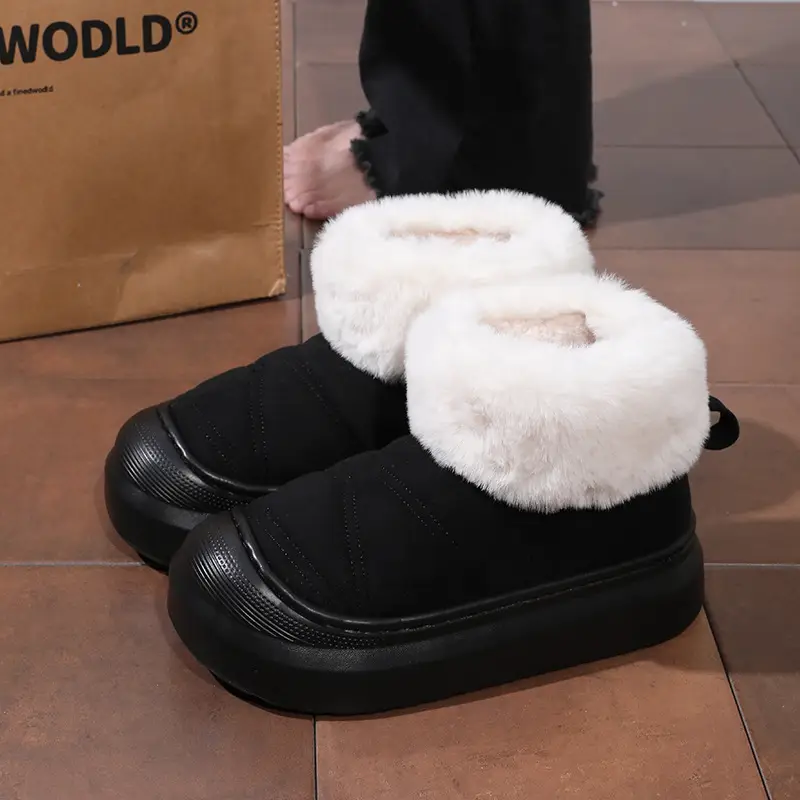Nanbo Wan Super Warm Thick New Style Winter Internet Celebrous Women's Thickened Warm Non-slip Cotton Shoes All-match Fashionable Snow Outer Wear - Image 4