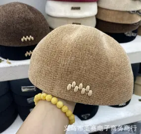 Anti-Wearing Japanese Beanie Cap for Kids Autumn Winter - Image 4