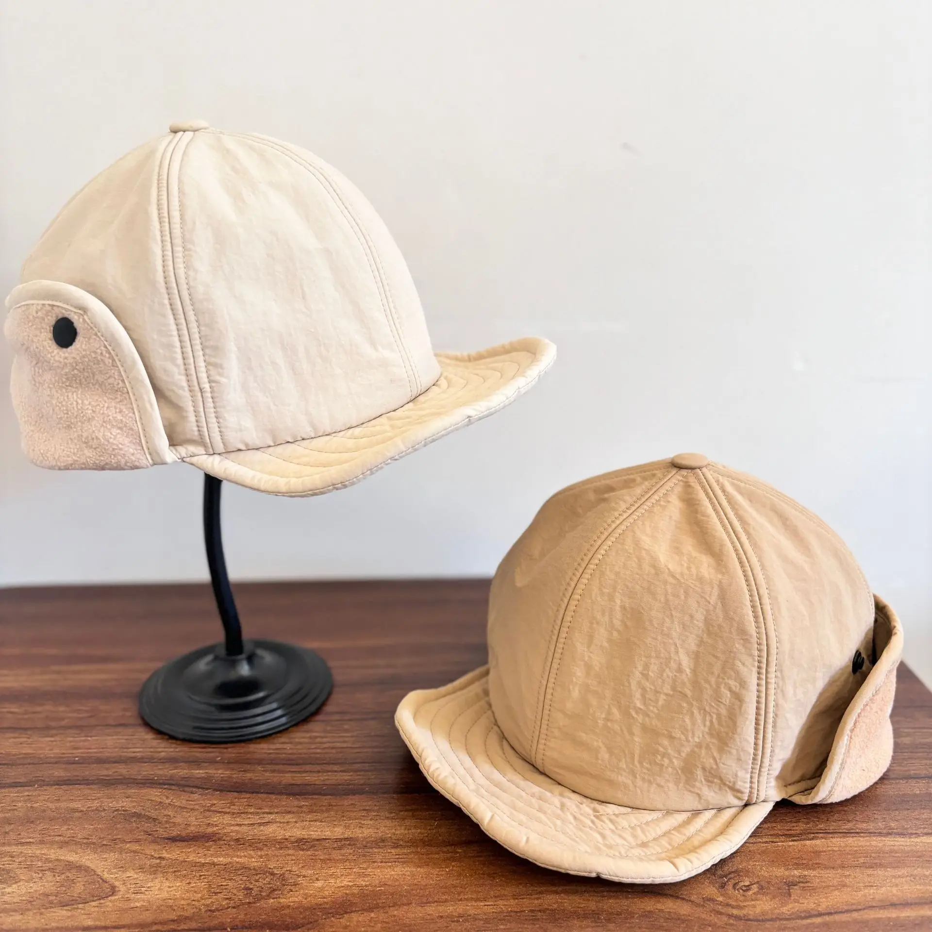 Japanese Style Thickened Ear Protection Cap for Men Women Autumn Winter Warm - Image 7