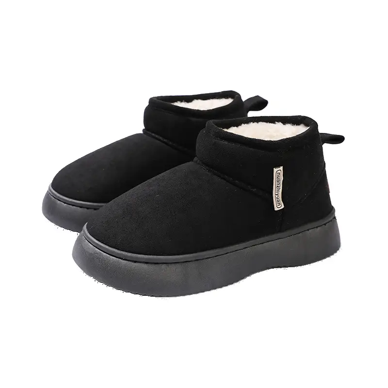 Snow boots women's winter 2024 new outdoor fleece-lined warm height thick bottom non-slip fashion short boots women - Image 8