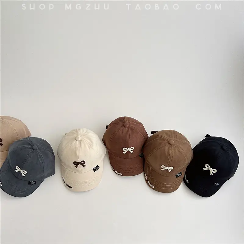 Girls Bow Cap Spring Autumn Thin Korean Style - Image 8
