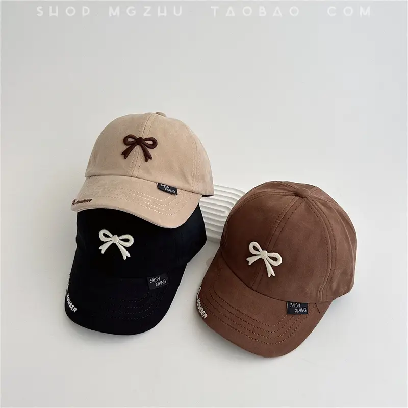 Girls Bow Cap Spring Autumn Thin Korean Style — feature 11