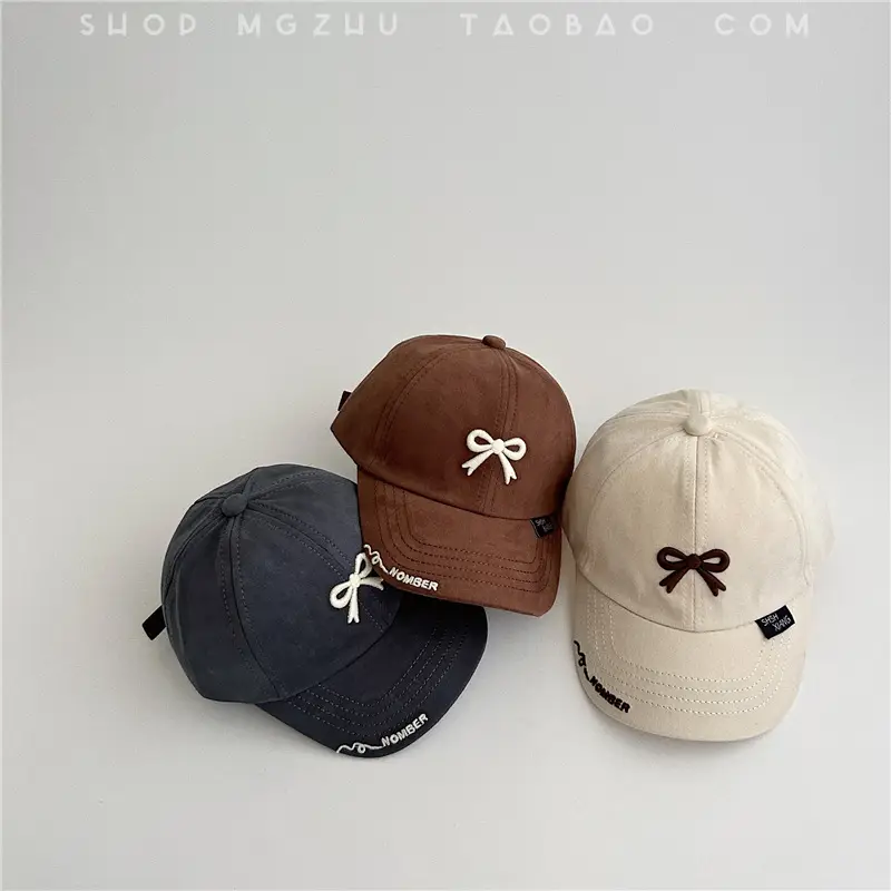 Girls Bow Cap Spring Autumn Thin Korean Style — feature 4