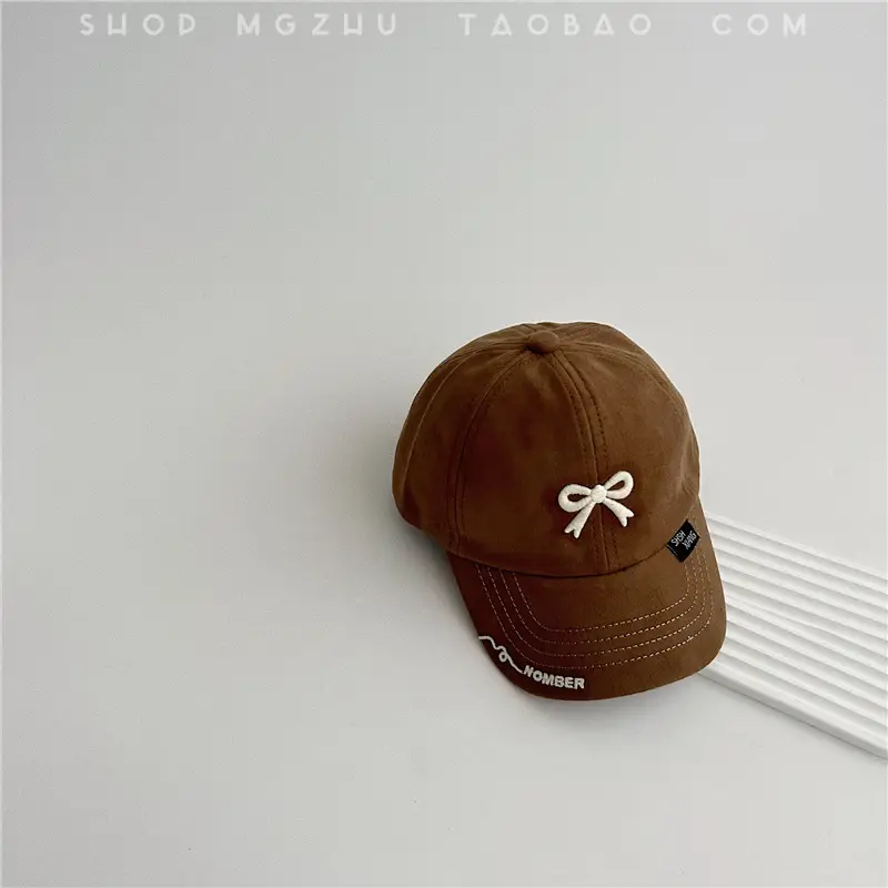 Girls Bow Cap Spring Autumn Thin Korean Style - Image 3