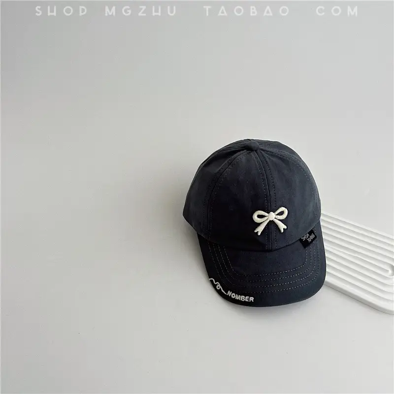 Girls Bow Cap Spring Autumn Thin Korean Style - Image 5