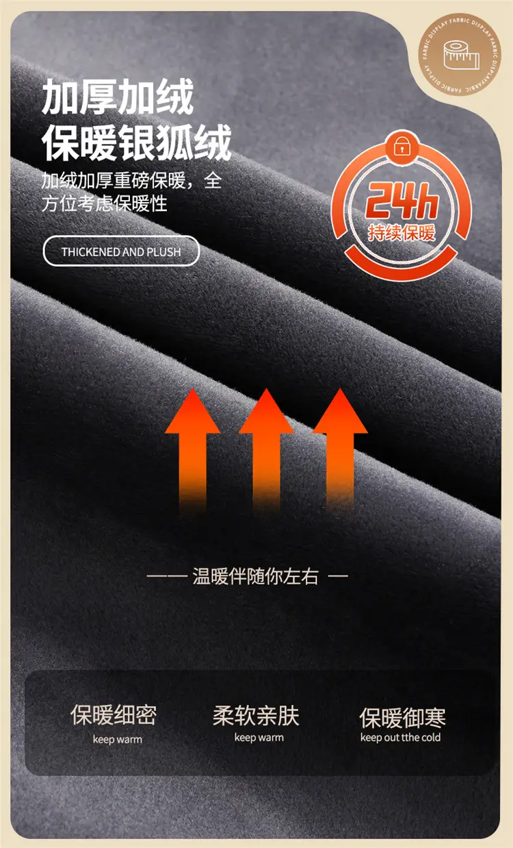 Corduroy Pants for Men, Autumn and Winter, Fleece-Lined, Straight-Leg Casual Pants, Winter Dad Pants, Workwear with Multiple Pockets — feature 3