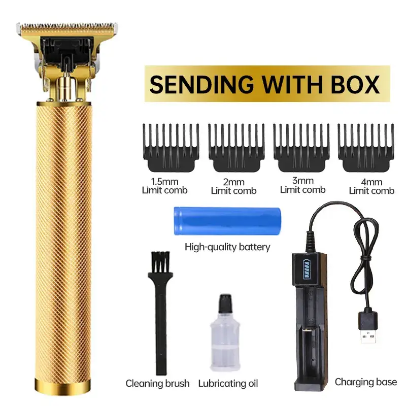 Cross-Border Hair Clipper with 1MM-3MM Blades & USB Cable - Image 16