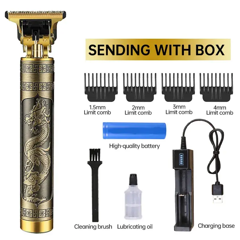 Cross-Border Hair Clipper with 1MM-3MM Blades & USB Cable - Image 20