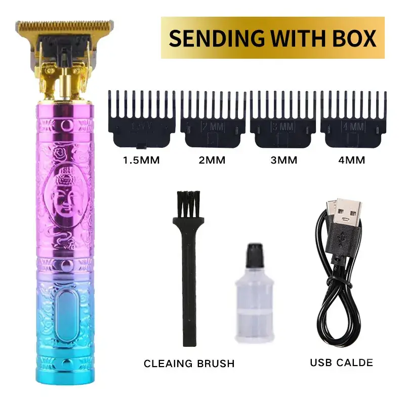 Cross-Border Hair Clipper with 1MM-3MM Blades & USB Cable - Image 39