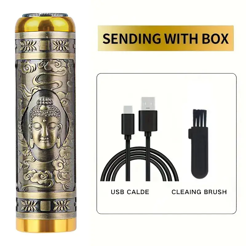 Cross-Border Hair Clipper with 1MM-3MM Blades & USB Cable - Image 42
