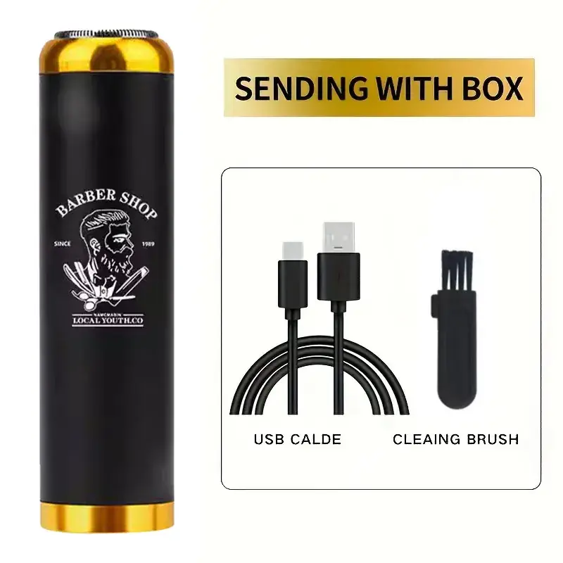 Cross-Border Hair Clipper with 1MM-3MM Blades & USB Cable - Image 45
