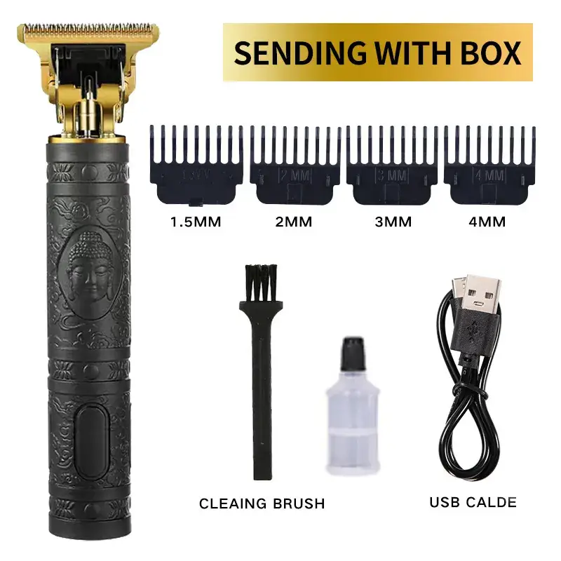 Cross-Border Hair Clipper with 1MM-3MM Blades & USB Cable - Image 8