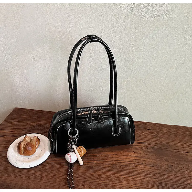 Women Shoulder Bag Brown Leather 2024 New Fashion — feature 21