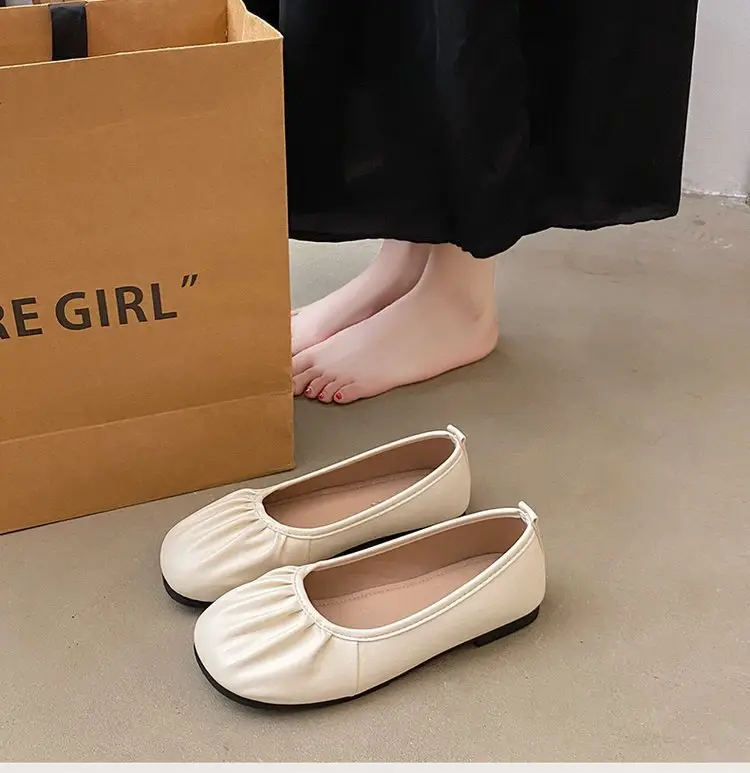 Women's Silver Slip-On Flat Heels Summer 2024 — feature 14